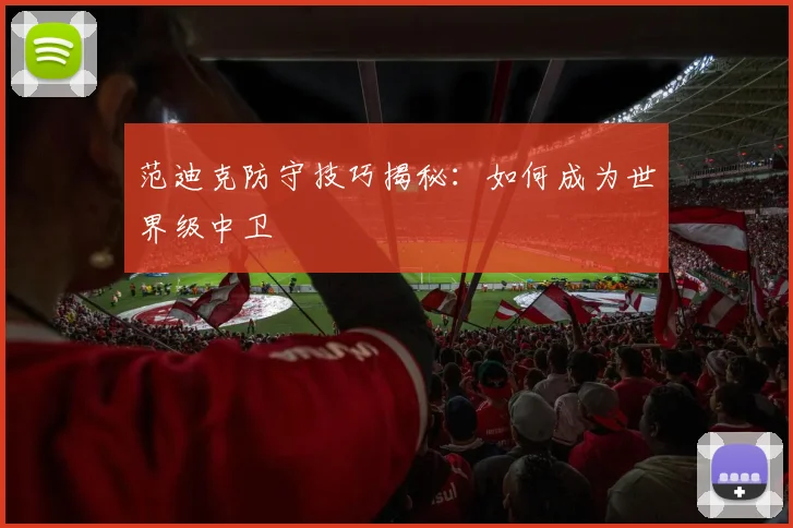 范迪克防守技巧揭秘：如何成为世界级中卫